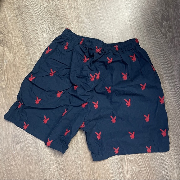 Playboy Repeating Rabbit Head Lounge Boxer Shorts - Picture 3 of 4